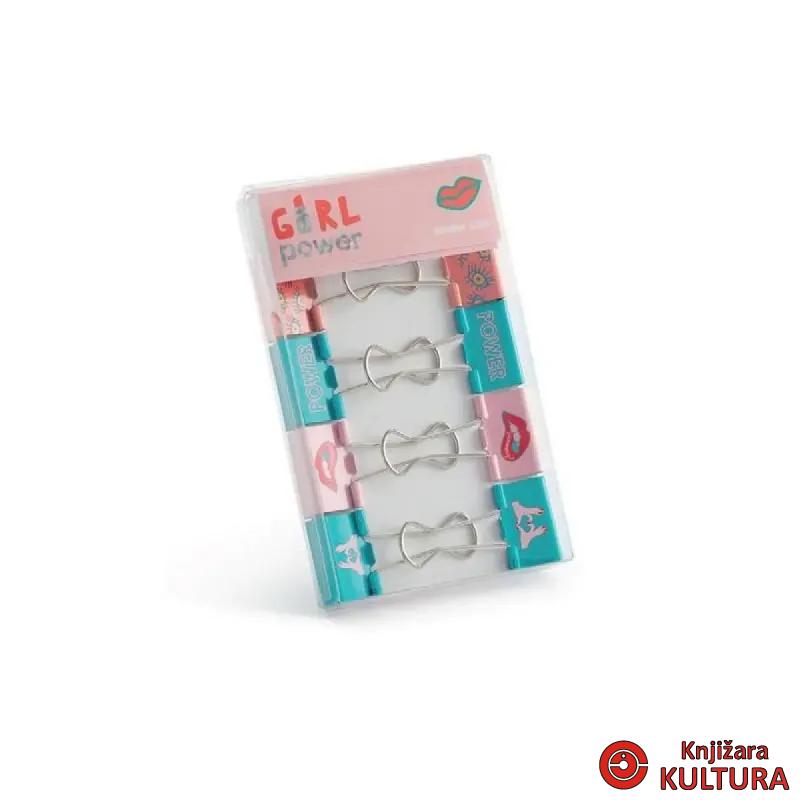 BINDER CLIPS GIRL POWER 8/1 7482 
