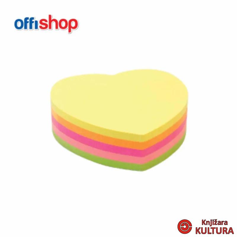 BLOK SAMOLJEPLJIVI NEON SRCE OF626 