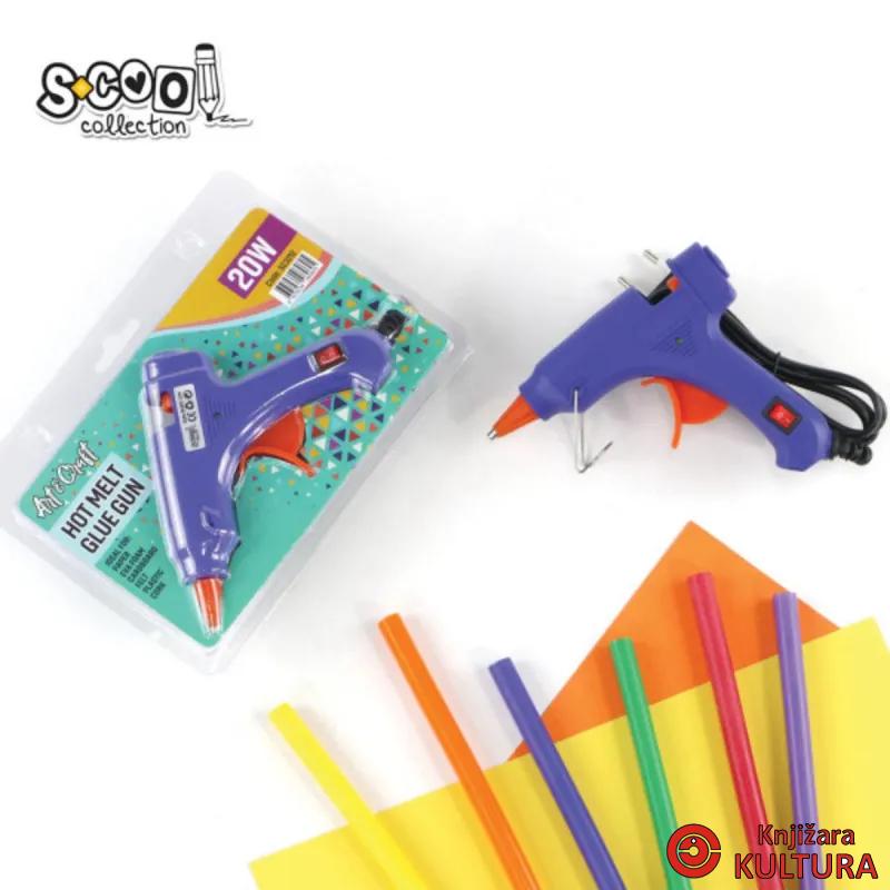PIŠTOLJ ZA SILIKON-TOPLO LEPLJENJE 20W SC3212 