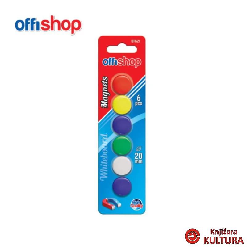 MAGNETI ZA BIJELU TABLU 20MM 1/6 OF621 