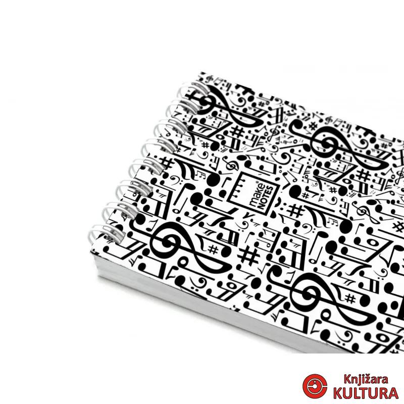 NOTES MUSIC A7 64L SPIR 