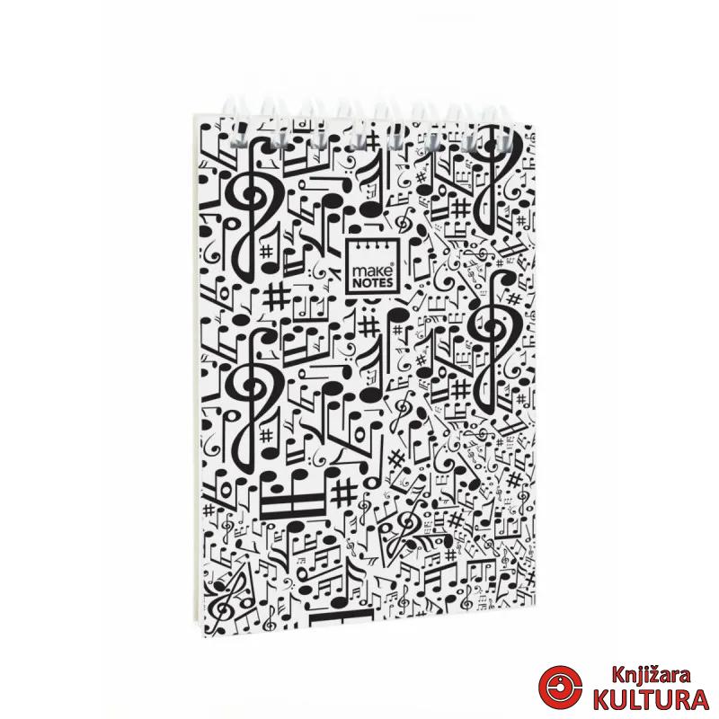 NOTES MUSIC A7 64L SPIR 