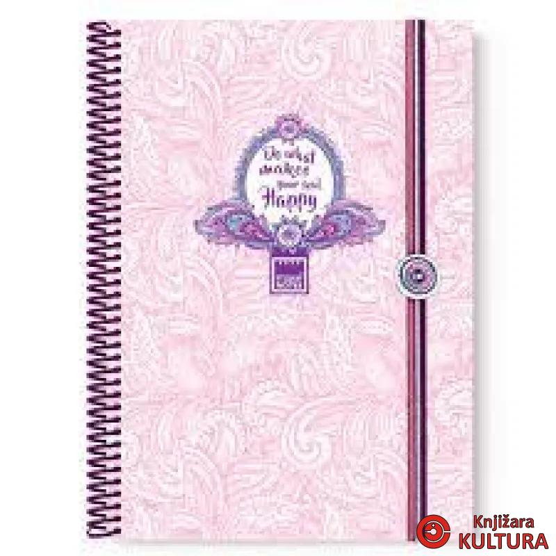 NOTES PURPLE A4 80L 