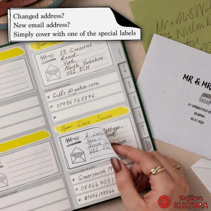 ADRESAR JOURNALS FOR LIFE THE EVERLASTING ADDRESS BOOK 