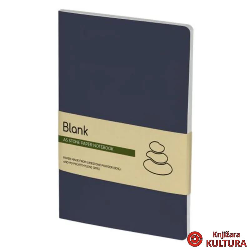 NOTES A5 BLANK PLAVI 