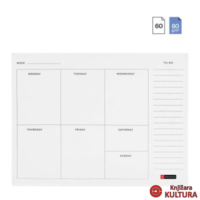 PLANER SEDMIČNI GOLDEN JAZMIN MR7779 