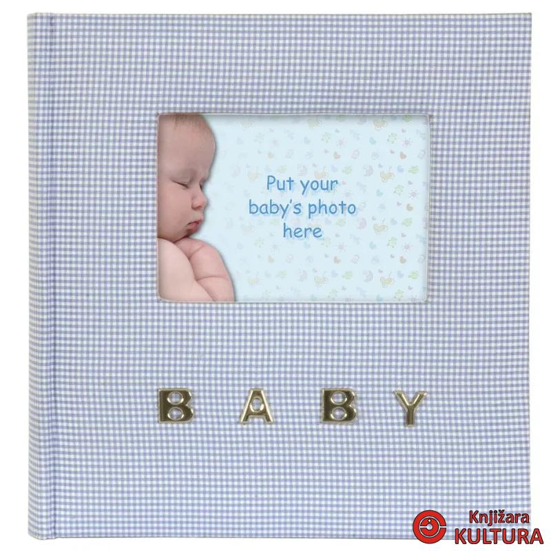 FOTO AL.100 10*15 BABY GINGHAM BLUE 