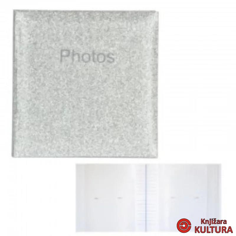 FOTO ALBUM 200 10X15 GLITTER SILVER 4108449M 