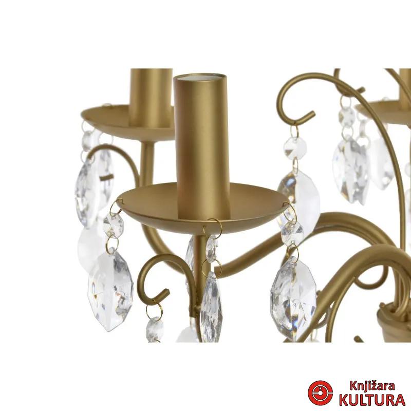 CEILING LAMP METAL 51X50X46 5 ARMS GOLDEN 