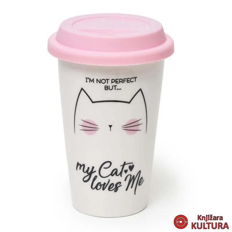 PORCELANSKA ŠOLJA - TU VUO' FA' L'AMERICANO - KITTY 