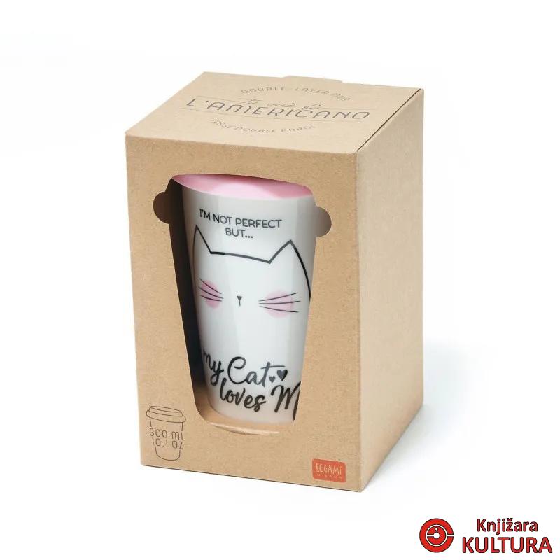PORCELANSKA ŠOLJA - TU VUO' FA' L'AMERICANO - KITTY 