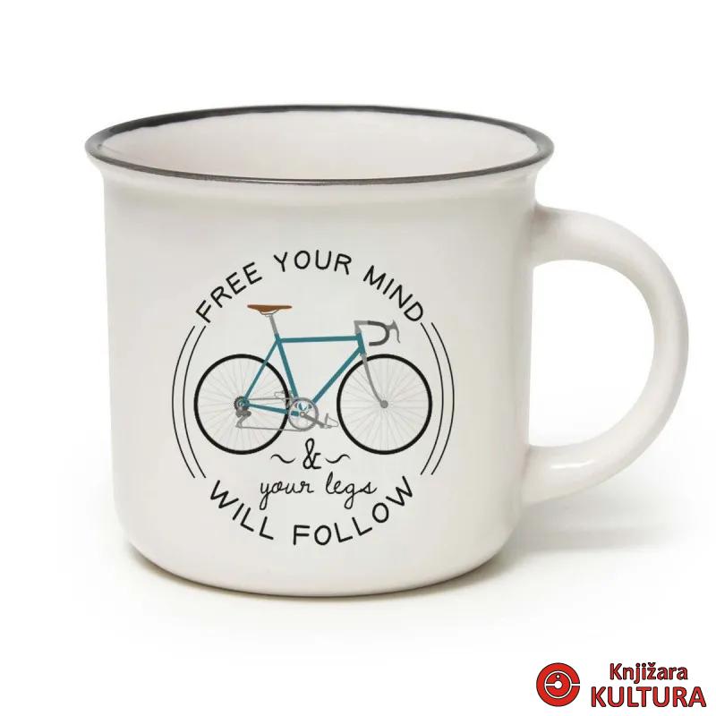 PORCELANSKA ŠOLJA - CUP-PUCCINO - BIKE LOVER 