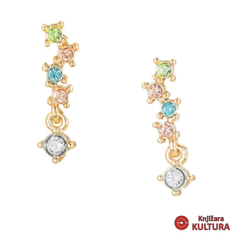 NAUŠNICE OD DRAGOG KAMENA POZLAĆENE 34700-634G 