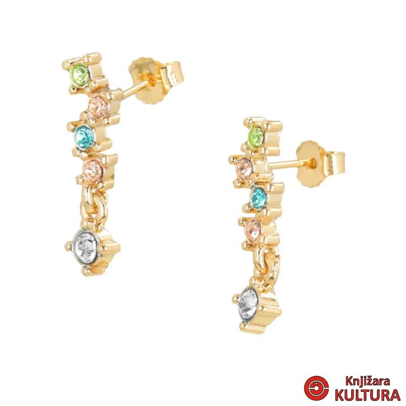 NAUŠNICE OD DRAGOG KAMENA POZLAĆENE 34700-634G 