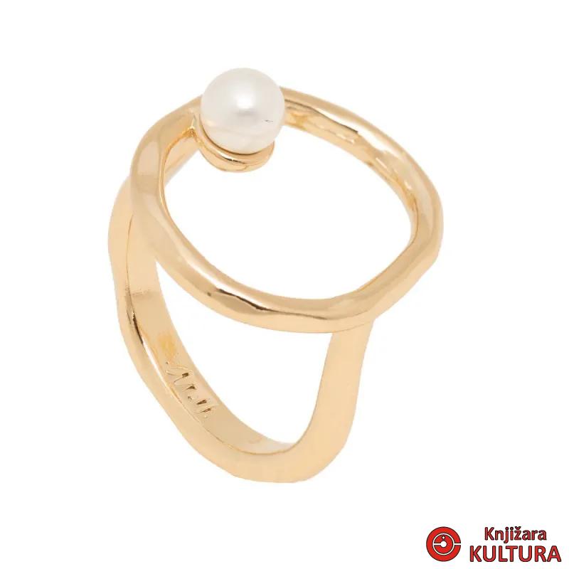 PRSTEN POZLAĆENI KRUG 33700-613G14 