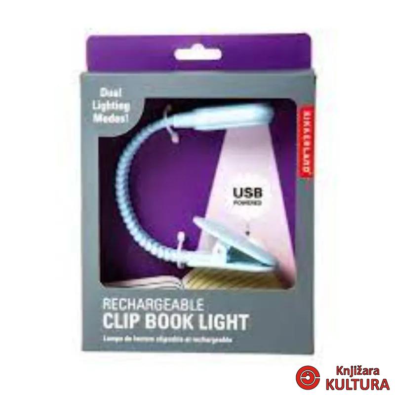 LAMPA ZA ČITANJE BOOK LIGHT PLAVA 