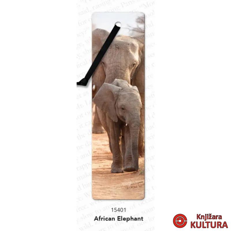 OBILJEŽIVAČ STR. 3D - African Elephant 