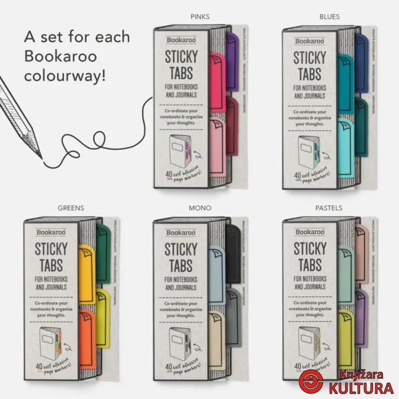Bookaroo Sticky Tabs - Pinks 