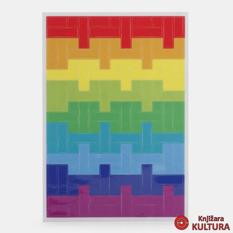 NALJEPNICE ZA BICIKL RAINBOW BLOCKS 