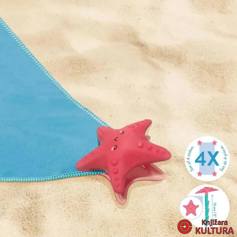 DRŽAČ PEŠKIRA ZA PLAŽUL ANCHOR STAKES STARFISH 