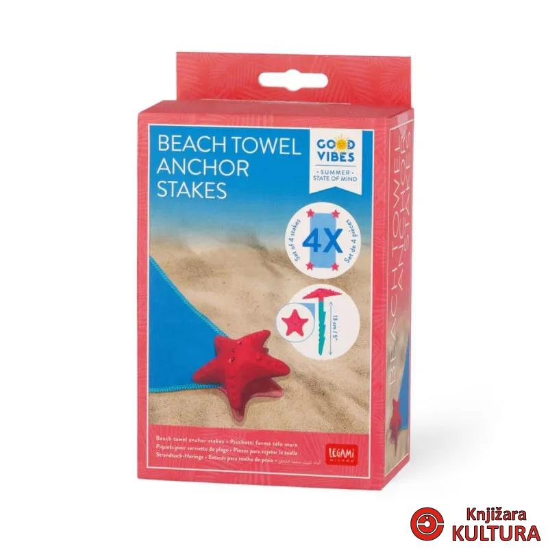 DRŽAČ PEŠKIRA ZA PLAŽUL ANCHOR STAKES STARFISH 