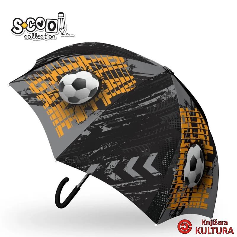 KIŠOBRAN DEČIJI FOOTBALL FI 48,5CM PONGEE AUTO OPEN SC2242 