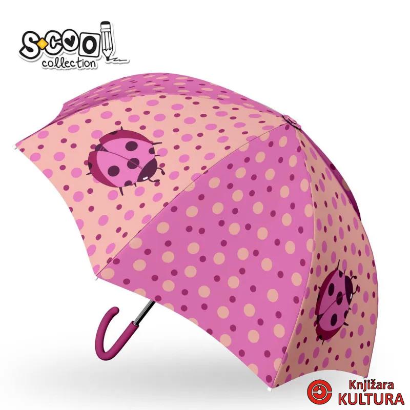 KIŠOBRAN DEČIJI LADYBUG FI 48,5CM PVC AUTO OPEN SC2246 