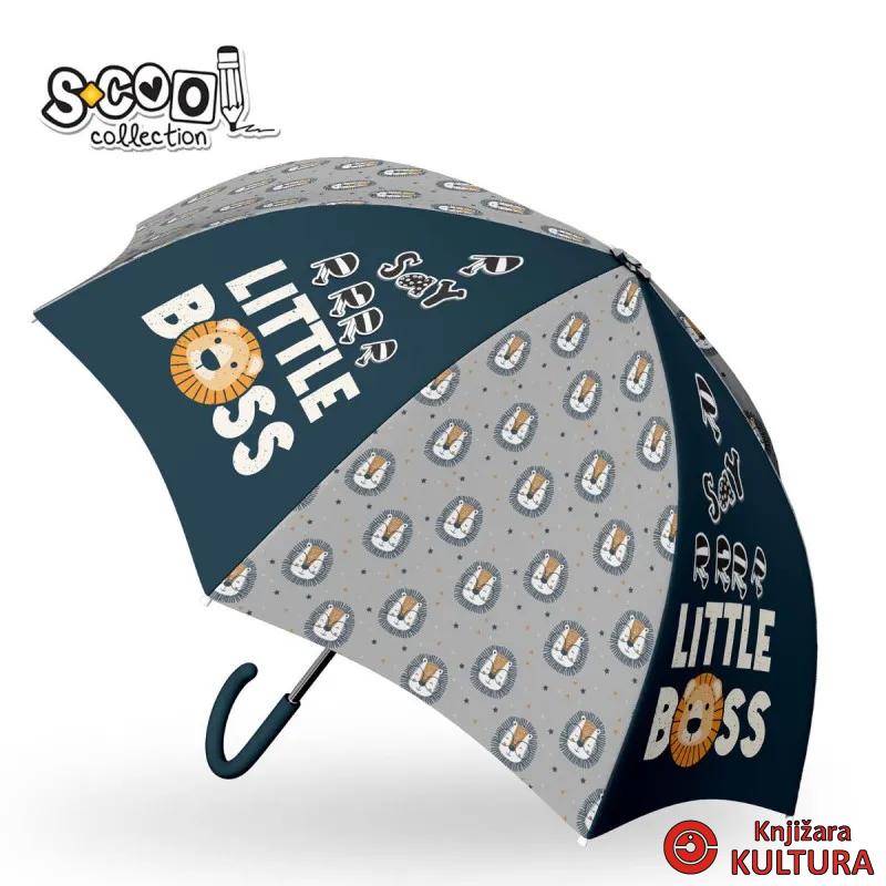 KIŠOBRAN DEČIJI LITTLE BOSS FI 48,5CM PVC AUTO OPEN SC2248 