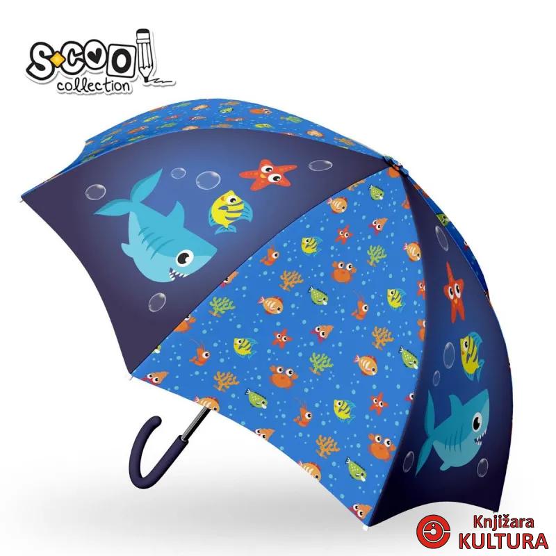 KIŠOBRAN DEČIJI SHARK FI 48,5CM PVC AUTO OPEN SC2249 