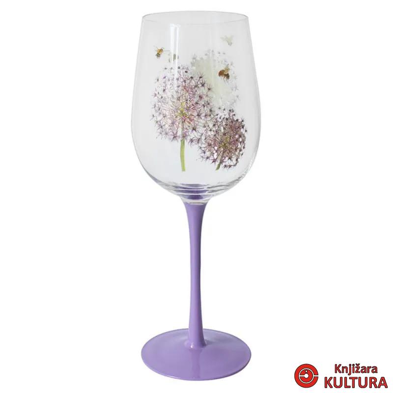 ČAŠA ZA VINO BEE TANICAL ALLIUMS LP72660 