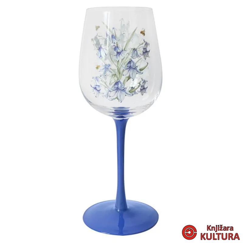 ČAŠA ZA VINO BEE TANICAL BLUEBELS LP72659 