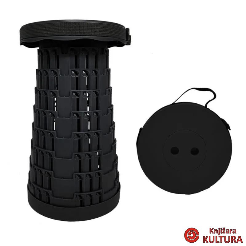 STOLICA TELESKOPSKA CRNA LP72915 