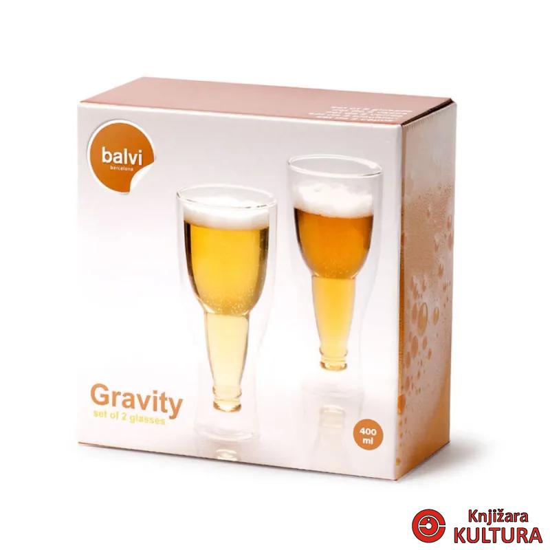 Čaša za pivo, Gravity, 400 ml, x2 