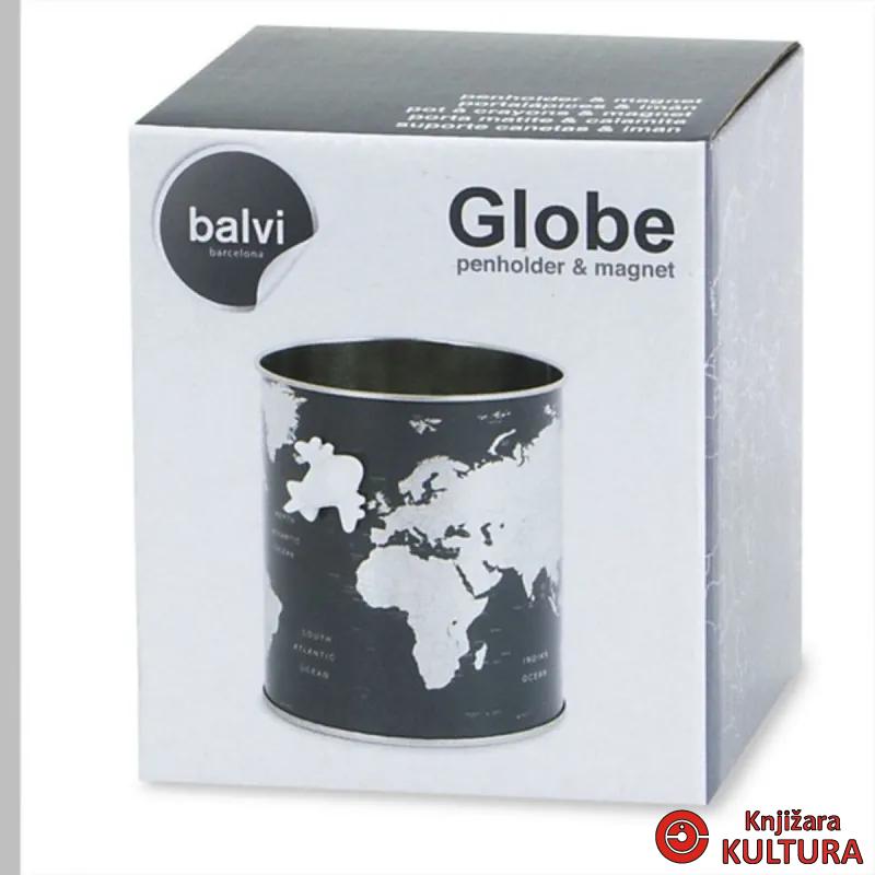 Čaša za olovke, Globe, tin 