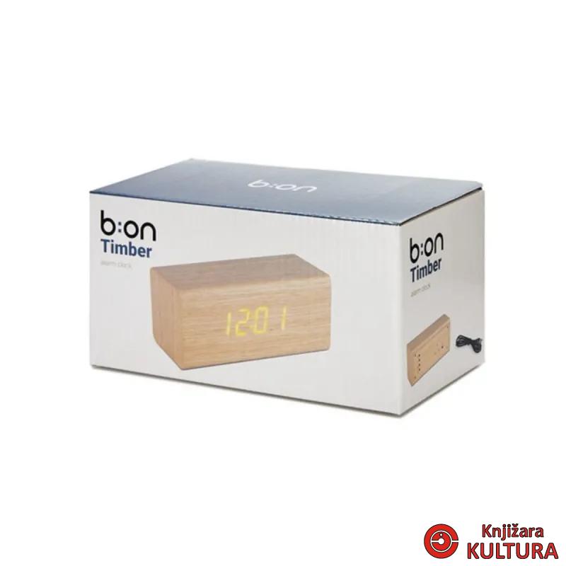 Budilnik, Timber, Oak, USB cable incl. 