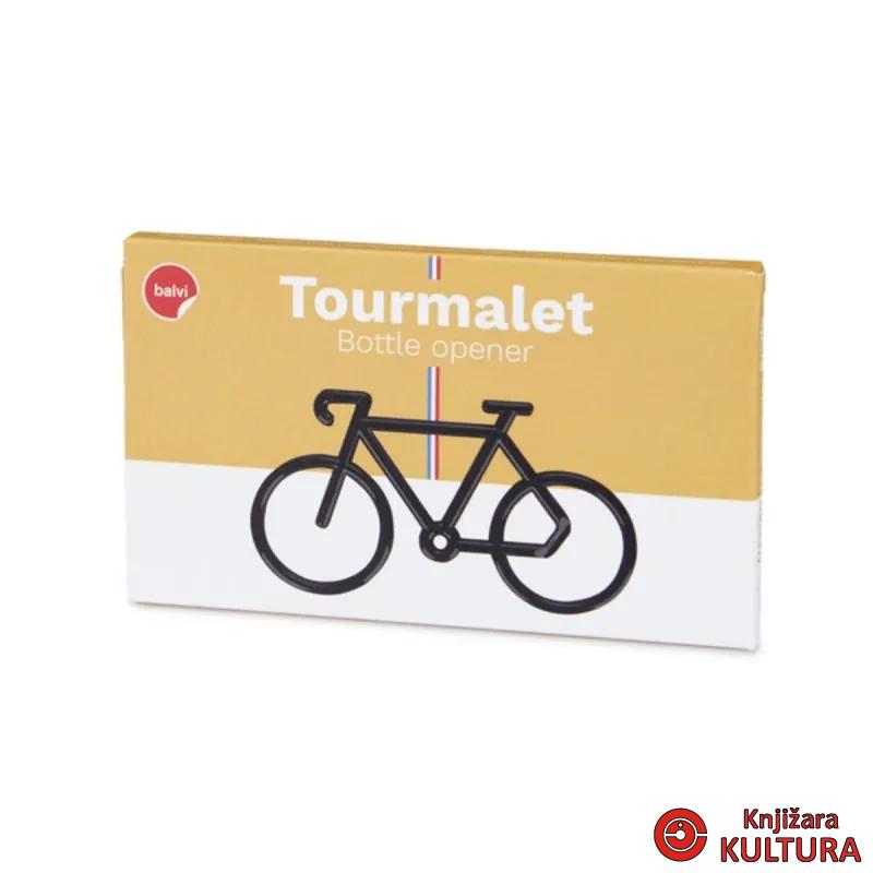 Otvarač za flaše, Tourmalet, crni, metal 