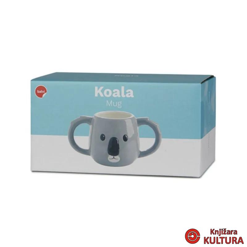ŠOLJA KOALA 400ml SIVA 