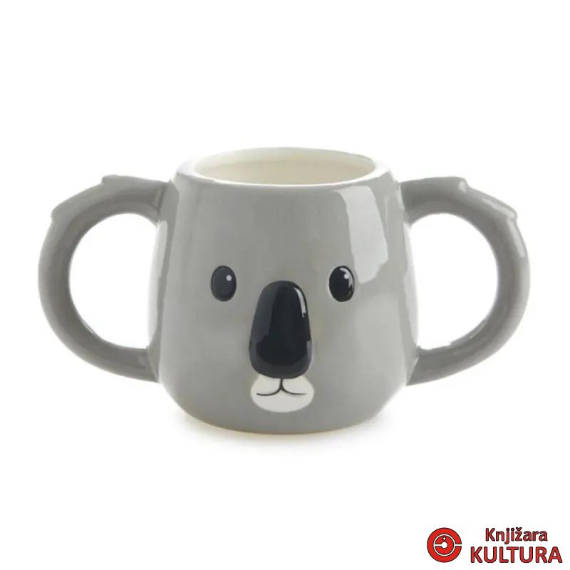 ŠOLJA KOALA 400ml SIVA 