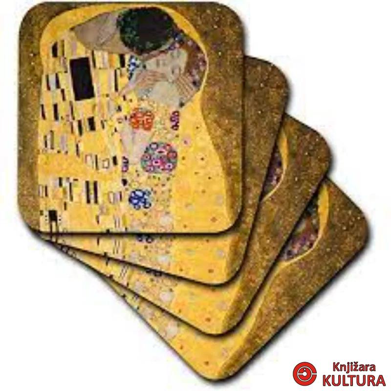 Podmetači za čaše Klimt, Kiss 67671 