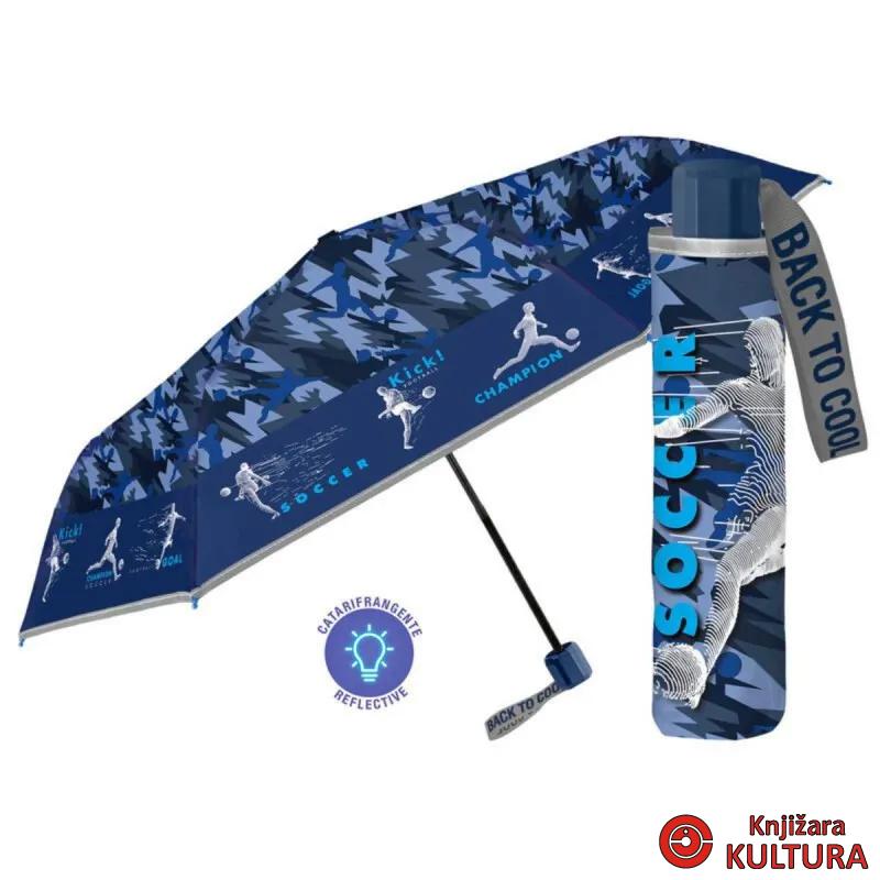 KIŠOBRAN PERLETTI SKLOPIVI FOOTBALL 50cm 