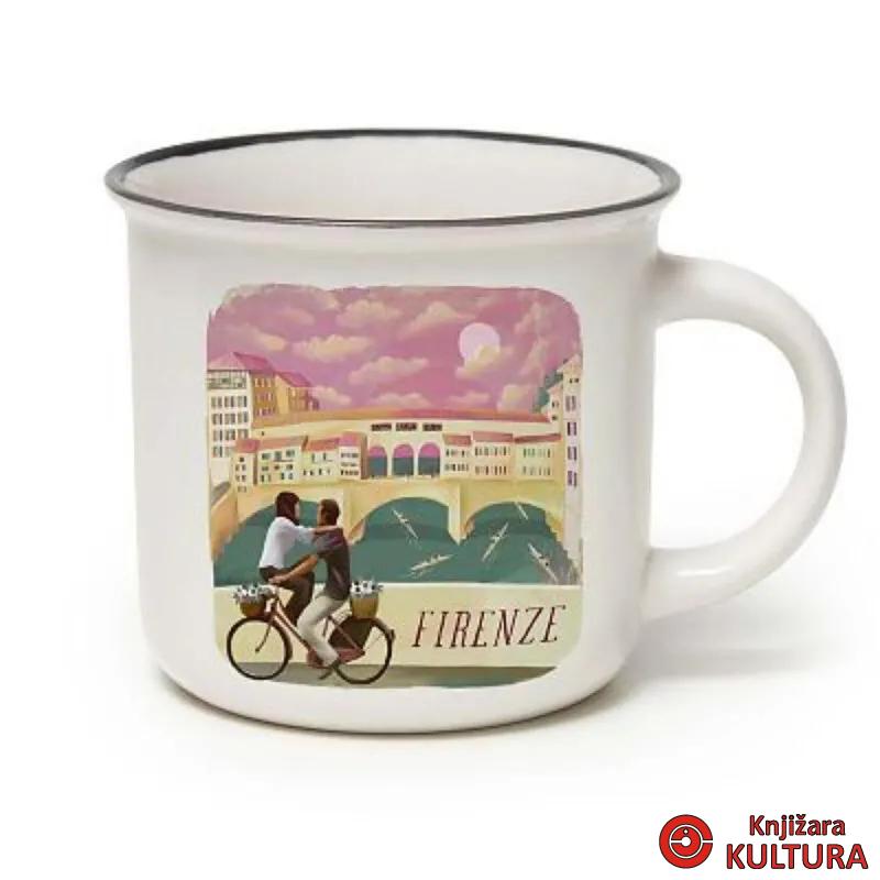 ŠOLJA PORCELAN - CUP- PUCCINO - FIRENZE 