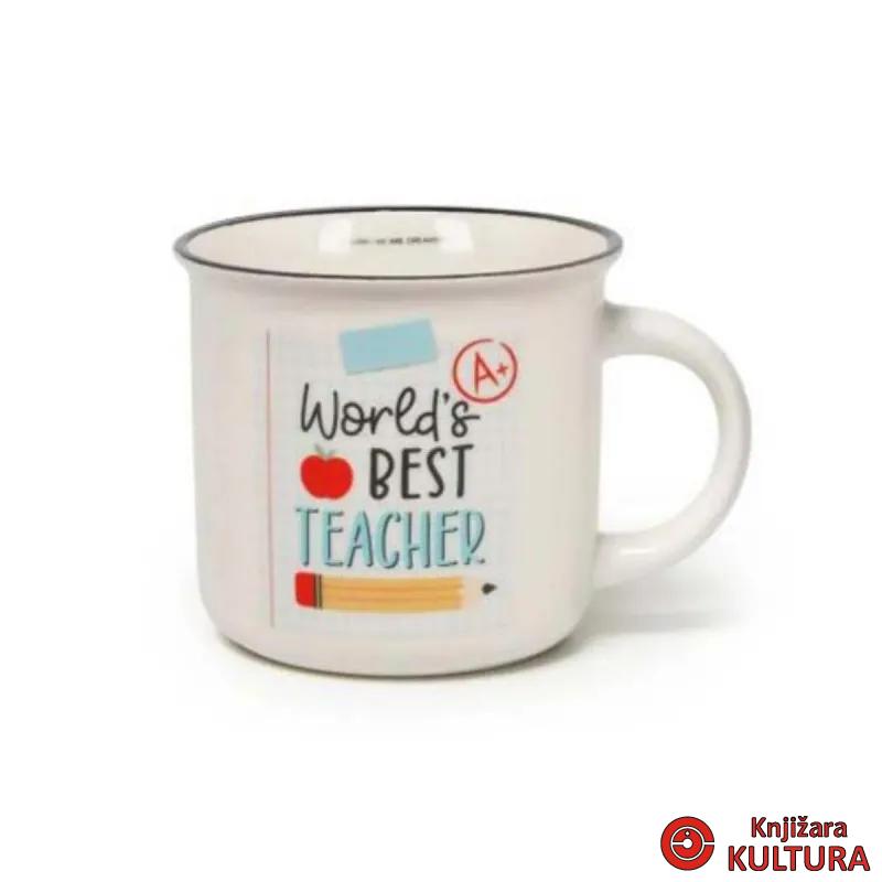 ŠOLJA PORCELAN - CUP- PUCCINO - TEACHER 