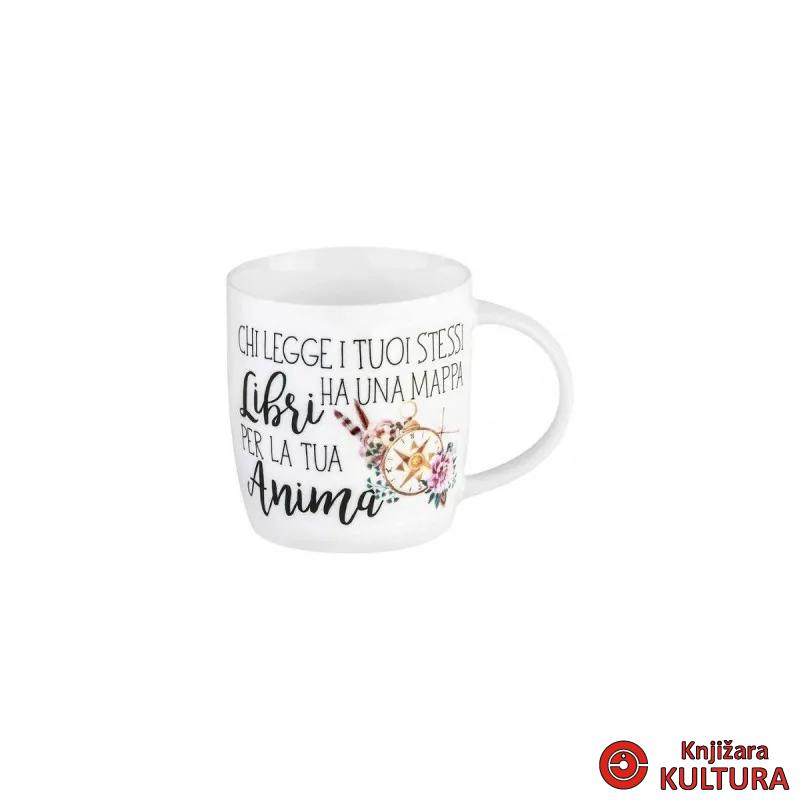 ŠOLJA PORCELAN - BUONGIORNO MUG - BOOK LOVER 