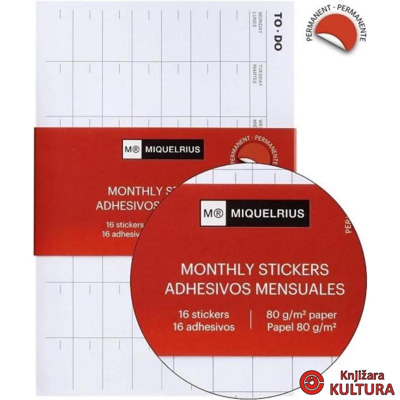 NOTES MONTHLY STICKERS TO-DO 