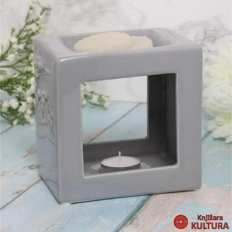 DRŽAČ SVIJEĆA GREY CUBE LP47689 