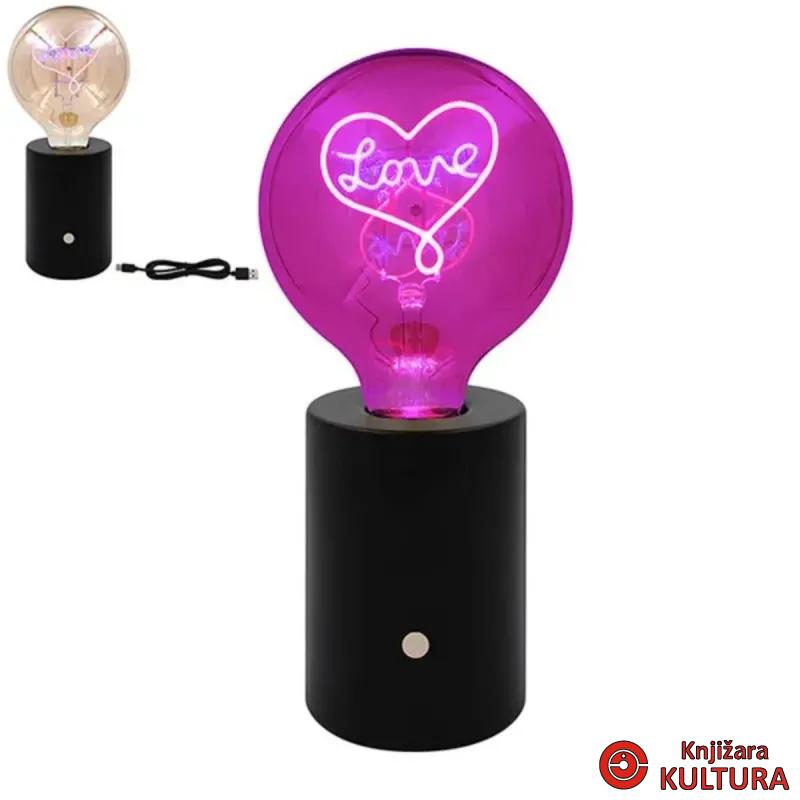LAMPA LED TEXT LOVE LP73644 