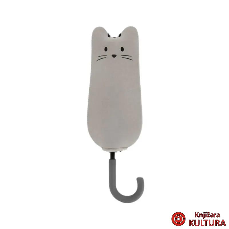 KIŠOBRAN MEOWMBRELLA, SIVI, NEOPREN 