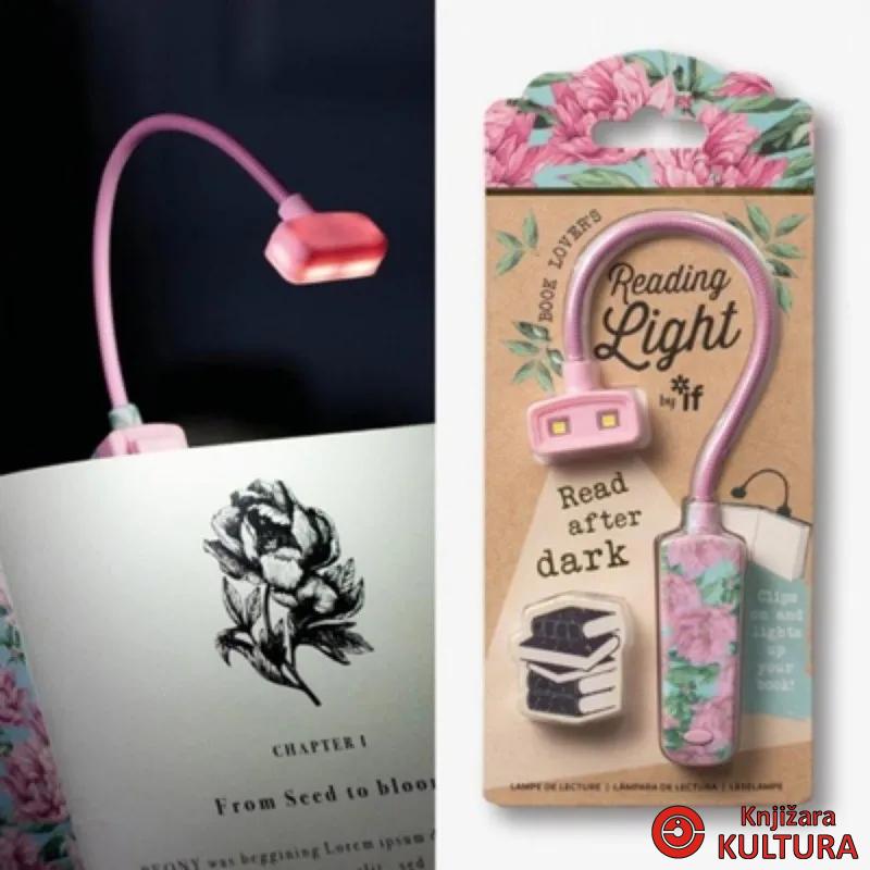 LAMPA ZA ČITANJE BOOK LOVER'S - FLORAL 