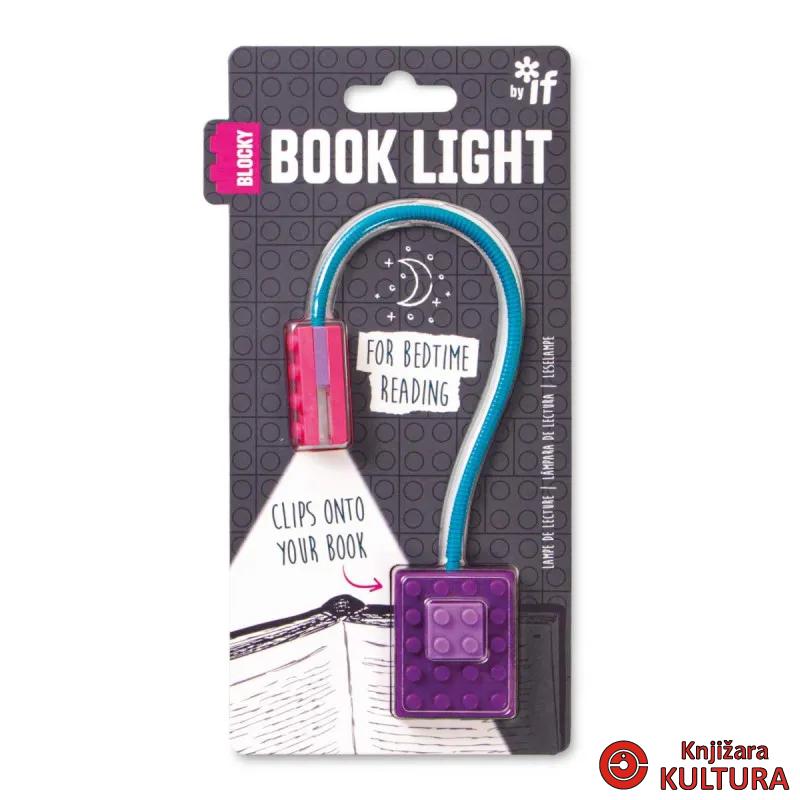 LAMPA ZA ČITANJE Blocky PURPLE 