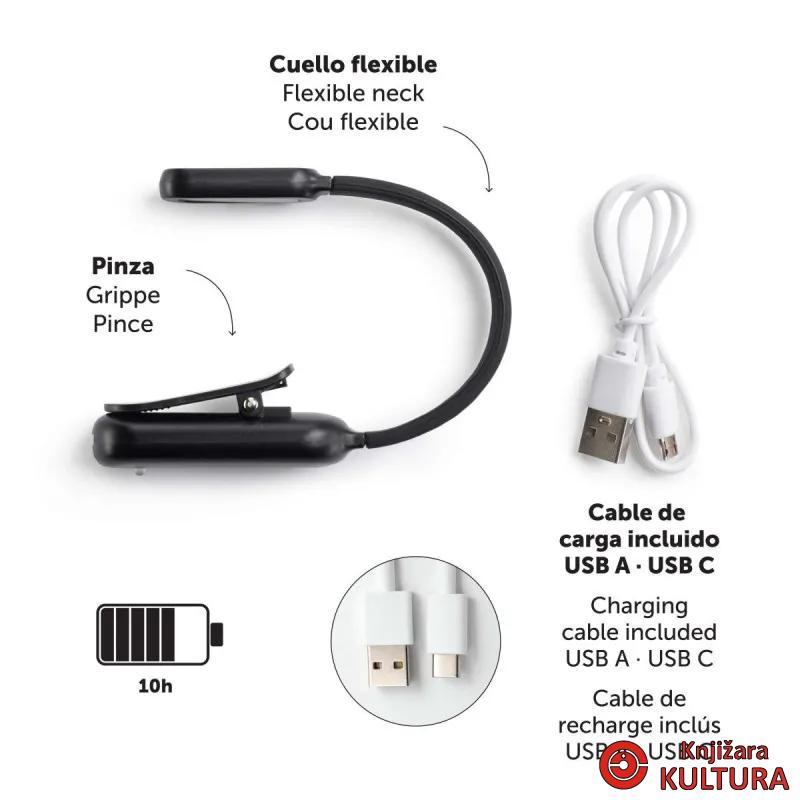 LAMPA ZA ČITANJE BLACK 